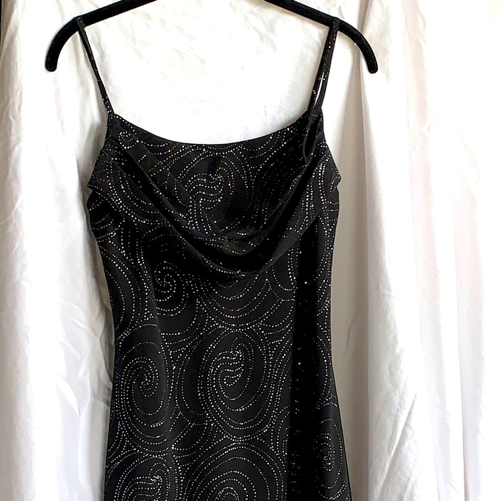 Black evening gown